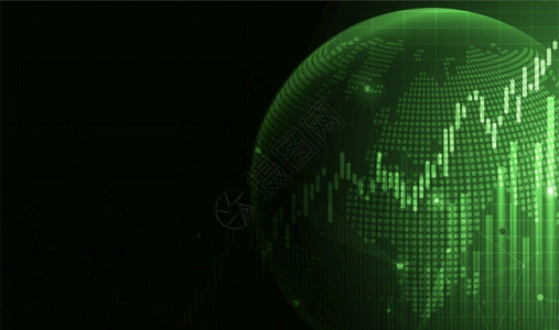 胡布利利润网络股票市场投资交易布利什点图形矢量设计比莱什点趋势的蜡烛棒图表形象的设计图片