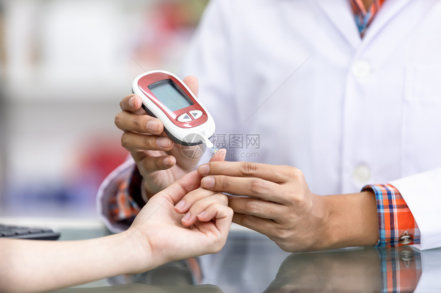 孩子样本在泰国医院检查血液病人糖的医生泰国院糖尿病图片
