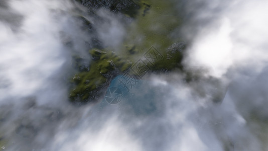 阿尔卑斯山冰冷的以3D软件制成的高山脉景观户外自然美丽设计图片