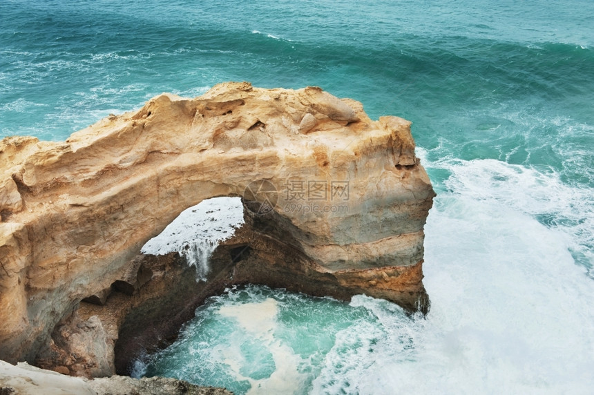 堆栈旅游使徒著名的岩石澳大利亚洋路拱门图片