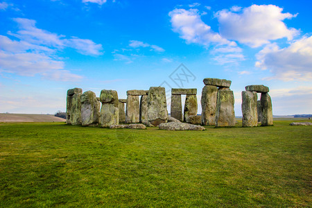 旅游英国巨石阵一座古老的史前石碑巨阵古代史前碑标图片
