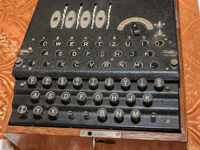 二战时期的Enigma密码编机解加过去的图片