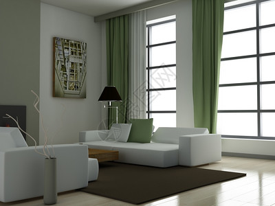 现代内地3D转换客厅装饰风格房间木头图片