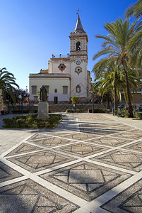 圣佩德罗老教堂旧在韦尔瓦同名安达卢西亚老的世界图片