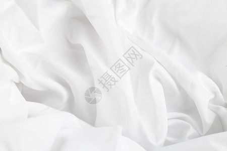 白色丝绸或西边花奢华的衣物布质背景平滑优雅的布织床纸质时尚热情光滑的图片