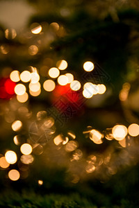 雪辉光圣诞灯高亮度新的高清图片