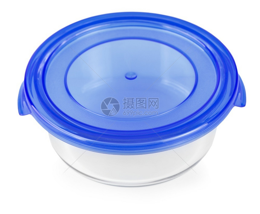 白色的空带红色塑料盖玻璃食品容器与白色背景隔离带红色塑料盖的玻璃食品容器与白色背景隔离图片