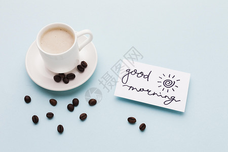 早安消息与咖啡高分辨率照片早安消息与咖啡高品质照片唤醒喜悦解析度图片