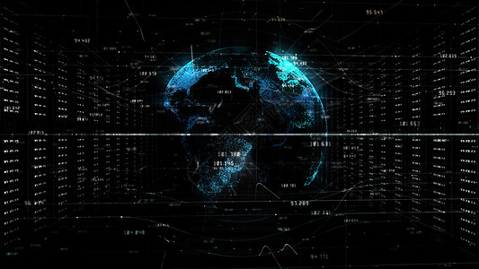 思科无线的渲染数据中心服务器机房的数字据网络Global5g高速互联网连接和大数据分析过程背景概念3dMaximing全球5g高速互设计图片