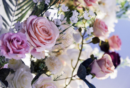婚礼花朵装饰图片