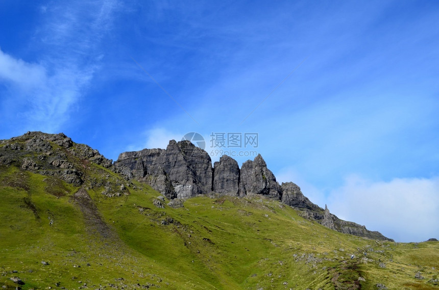 假期苏格兰斯凯岛图尔岩层的老史徒阿尔巴旅游图片