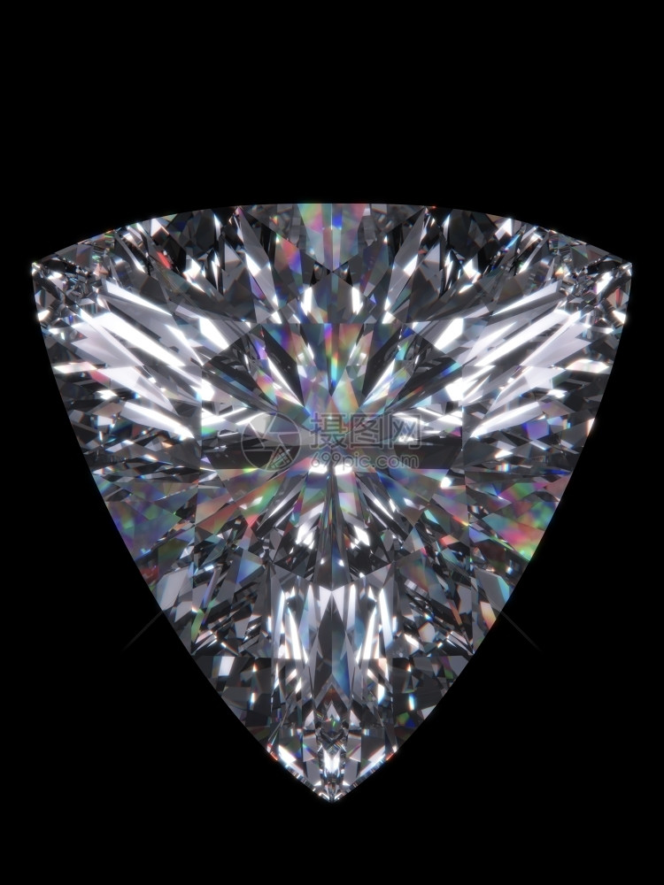 闪耀3D珠宝孤立系列的钻石与3D珠宝隔离系列爱石图片