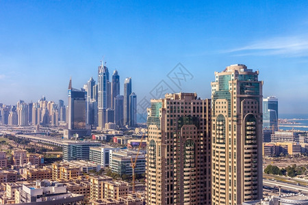 迪拜市府酋长国大楼迪拜建造高的速公路图片