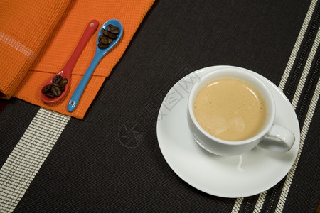 艺术茶点咖啡杯早餐套热的图片