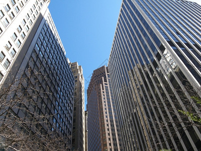 曼哈顿高楼的现代办公大美国建筑学雅各布斯图片