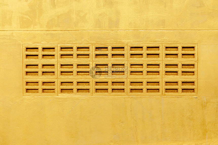 金子内部的壁背景中间有空气流孔的洞金属图片