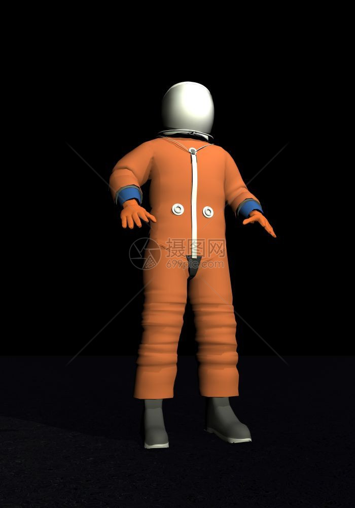 旅行形象的黑色处于背景橙高级机组人员越太空服美国航天局先进机组人员提供的这一图像中些要素3D图片