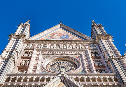 Orvieto大教堂外墙的详情地标金宗教图片