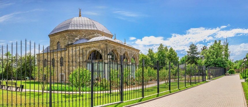 夏天乌克兰伊兹梅尔乌克兰伊兹梅尔StOldTurkish清真寺乌克兰的Fortress博物馆和Diorama教堂敖德萨图片