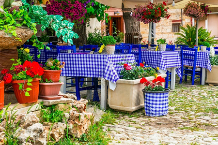 旅游希腊语塞浦路斯奥莫多岛传统村庄有迷人的街头小受欢迎的图片