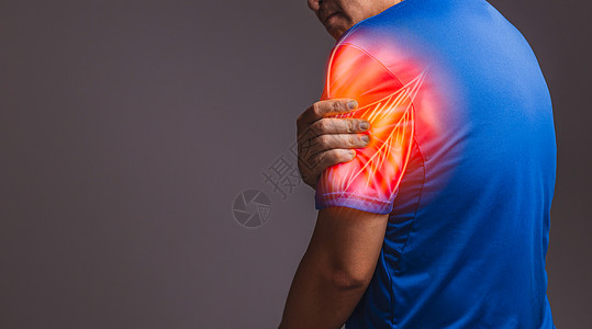 肌肉紧张理疗髋关节病多膜炎和皮肤X射线概念医院设计图片