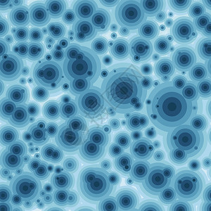 大混沌圆形元素组随机大小和位置抽象青色和蓝无缝图案大混沌圆形元素组抽象青色和蓝无缝图案水艺术的抽象背景图片
