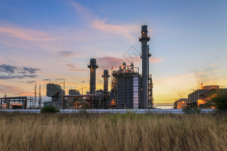 煤田设施燃气涡轮机发电厂塔热背景