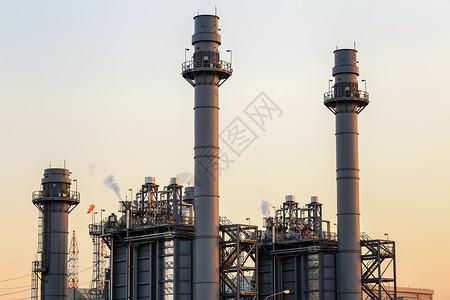 工业燃气涡轮发电厂环境燃料活力图片