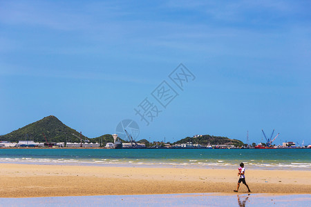 热带沿海城市风景图片