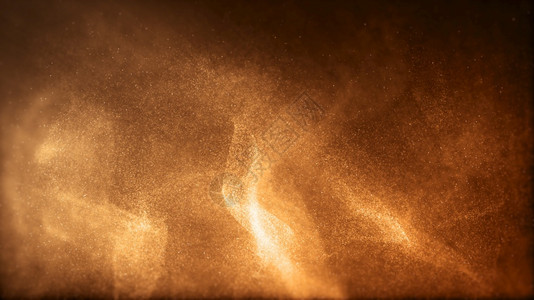 给人一种神秘而美好的感觉沙丘颜色金数字微粒波流或因沙尘风而散抽象技术背景概念摘要技术背景概念溅起设计图片
