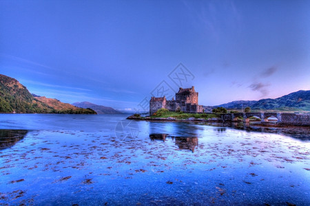 艾琳多南城堡童话苏格兰人建筑学图片