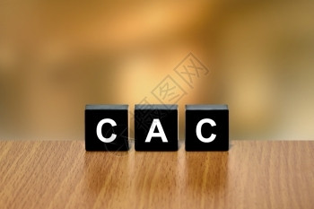 二十六买块肉CAC或客户在背景模糊的黑块上购买CAC或客户费用企业家重复吸引力设计图片