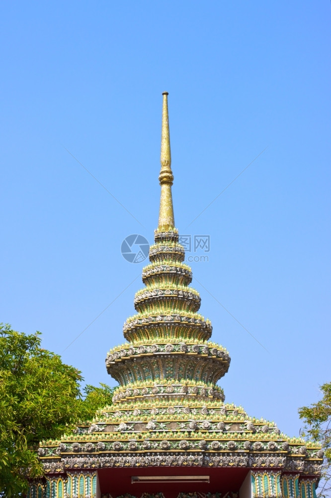 WatArun黎明寺庙泰国曼谷旅游垂直的佛教图片