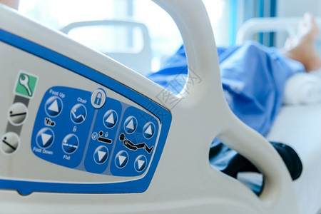 担架康复可调整的医院床位病室电动人床单详细信息科学图片