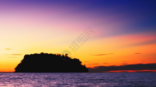 天堂夜空日落时安达曼海泰国亚洲阳光图片