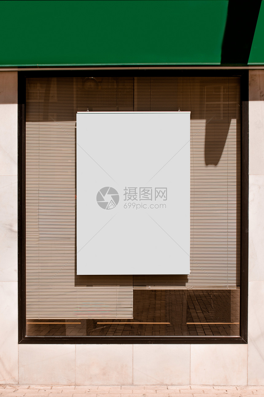 高分辨率光度长方照片空白广告板玻璃窗百叶优质照片办公室控制板复图片