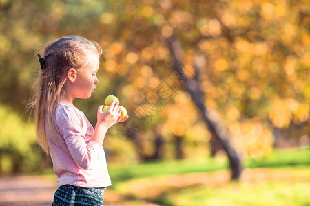树黄色的美丽秋日户外可爱小女孩的肖像美丽秋日户外可爱小女孩图片