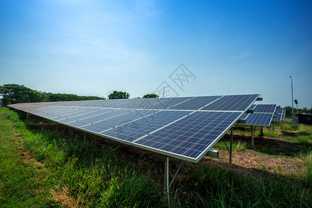 新能源概念太阳能板图片