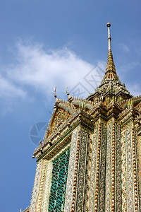 城市景观传统的WatArun黎明寺庙泰国曼谷旅行图片