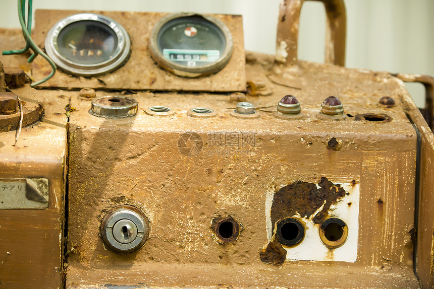 泰国细节机器旧械仪架板图片
