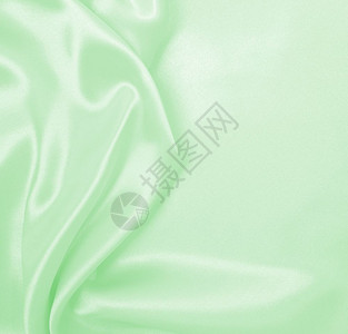 光滑的艺术缎平优雅绿色丝绸或席边奢华布质料可用作抽象背景豪华设计图片
