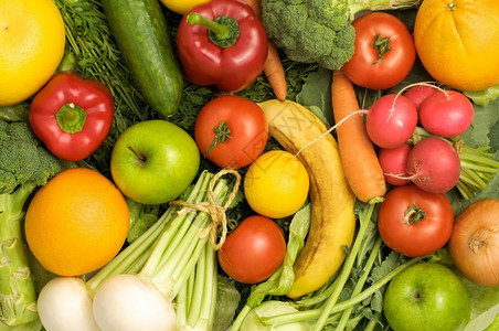维他命新鲜健康水果和蔬菜本种生产图片
