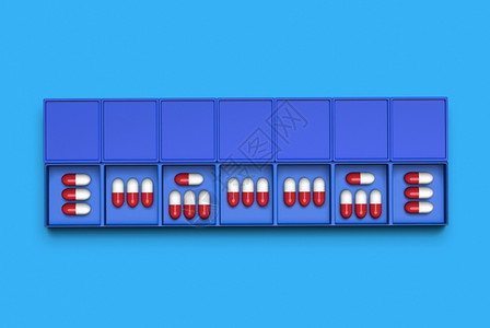 药明康德治疗角度超过3D以普通背景为每日剂量提供药箱设计图片