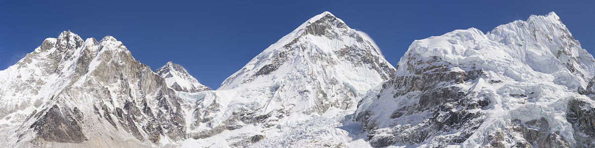 珠穆登峰Nuptse山KhumbuIcefallHuge第2853x71号决议像素根据核桃喜马拉雅背景图片