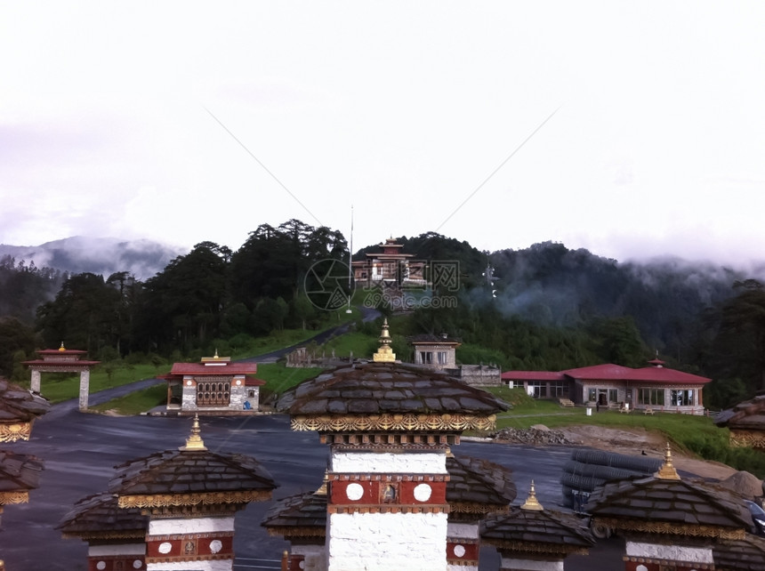 不丹寺庙建筑师帕普格神圣图片