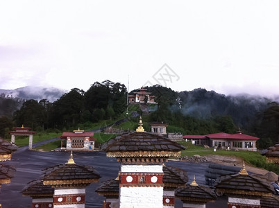 不丹寺庙建筑师帕普格神圣高清图片