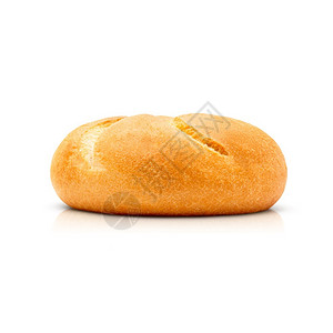 一顿饭温暖的烤面包卷在白背景上被隔绝的烤面包卷甜圈图片