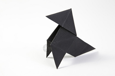 形成Origami纸鸟传统东方艺术纸张手工的详情独创细节图片
