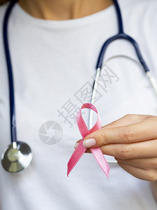 治愈高清晰度照片粉色丝带听诊器女孩闭合优质照片特效卫生保健治疗图片