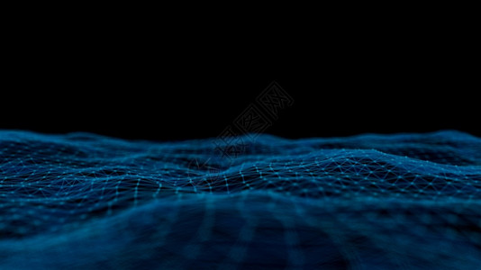 自由度插图质地暗底背景计算机图形网络连接虚拟现实和增强3D运动元素数字技术和革新概念上的闪光波粒子摘要技术三维运动元素数字技术和创新概设计图片